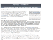 Tablet Screenshot of bezansons.com